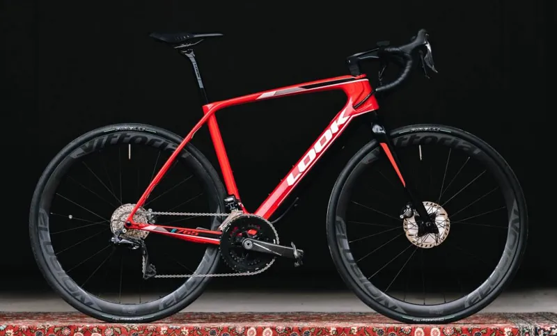 Look e-765 Optimum ULTEGRA Di2 Red Glossy-1